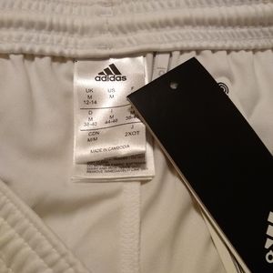Adidas White/Royal Blue Shorts